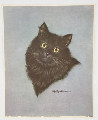 V tge Black Cat  Bright Eyes  Litho Print- Robert Guzman Forbes, #751 Giant