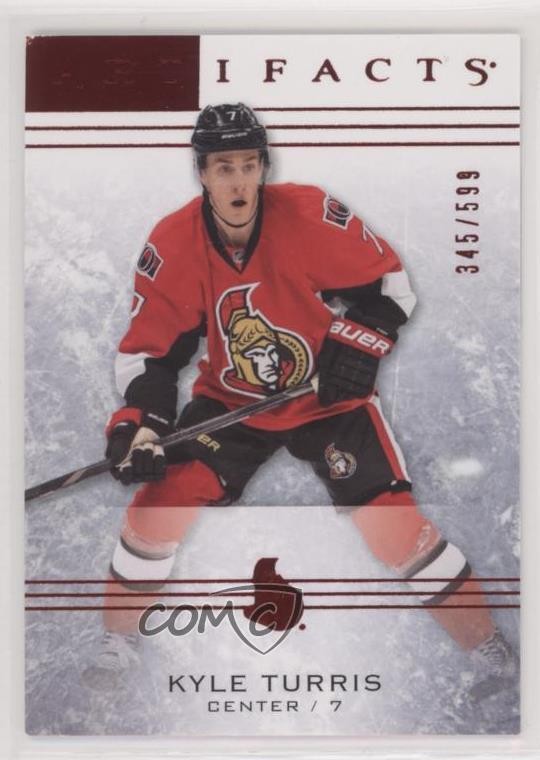 2014-15 Upper Deck Artifacts Ruby 345/599 Kyle Turris #4 0j4n