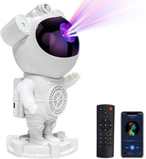 Astronaut Galaxy Projector-Star ProjectorBluetooth SpeakerWhite Noise Star an...