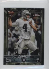 2015 Topps Chrome Mini STS Camo Refractor /99 Derek Carr #92