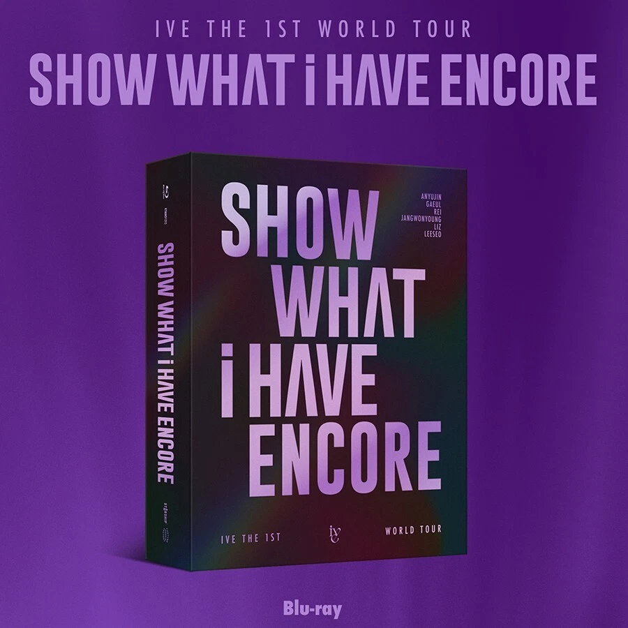 【新品未開封】IVE SHOW WHAT I HAVE Blu-ray IVE THE 1ST WORLD TOUR [SHOW WHAT I HAVE - ENCORE] [BLU-RAY