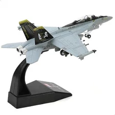 1/100 F/A-18 Super Hornet Diecast Metal Fighter Jet Model Kits Pre-build Replica