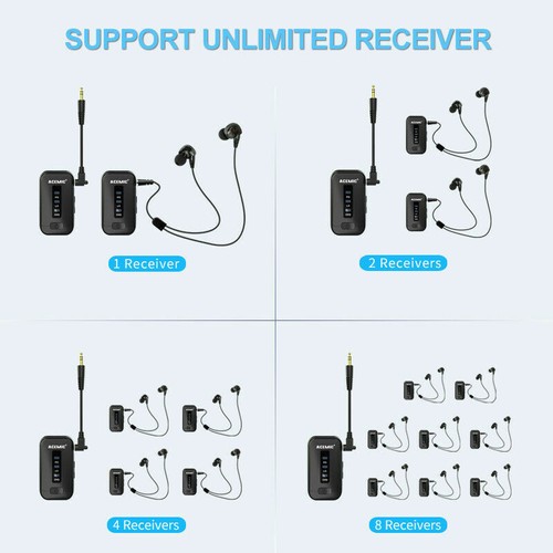 UHF Wireless In Ear Monitor System for Studio Recording Stage Monitor Earphone - Picture 4 of 6