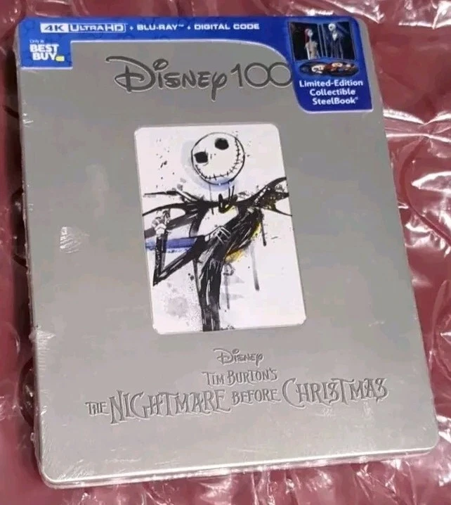 The Nightmare Before Christmas Steelbook DVDs & Blu-ray Discs for