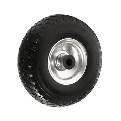 PRODUCT PRO 10" Wheel 3.00-4 Puncture Proof Steel Rim 20mm Bore Sack Truck Barrow Trolley