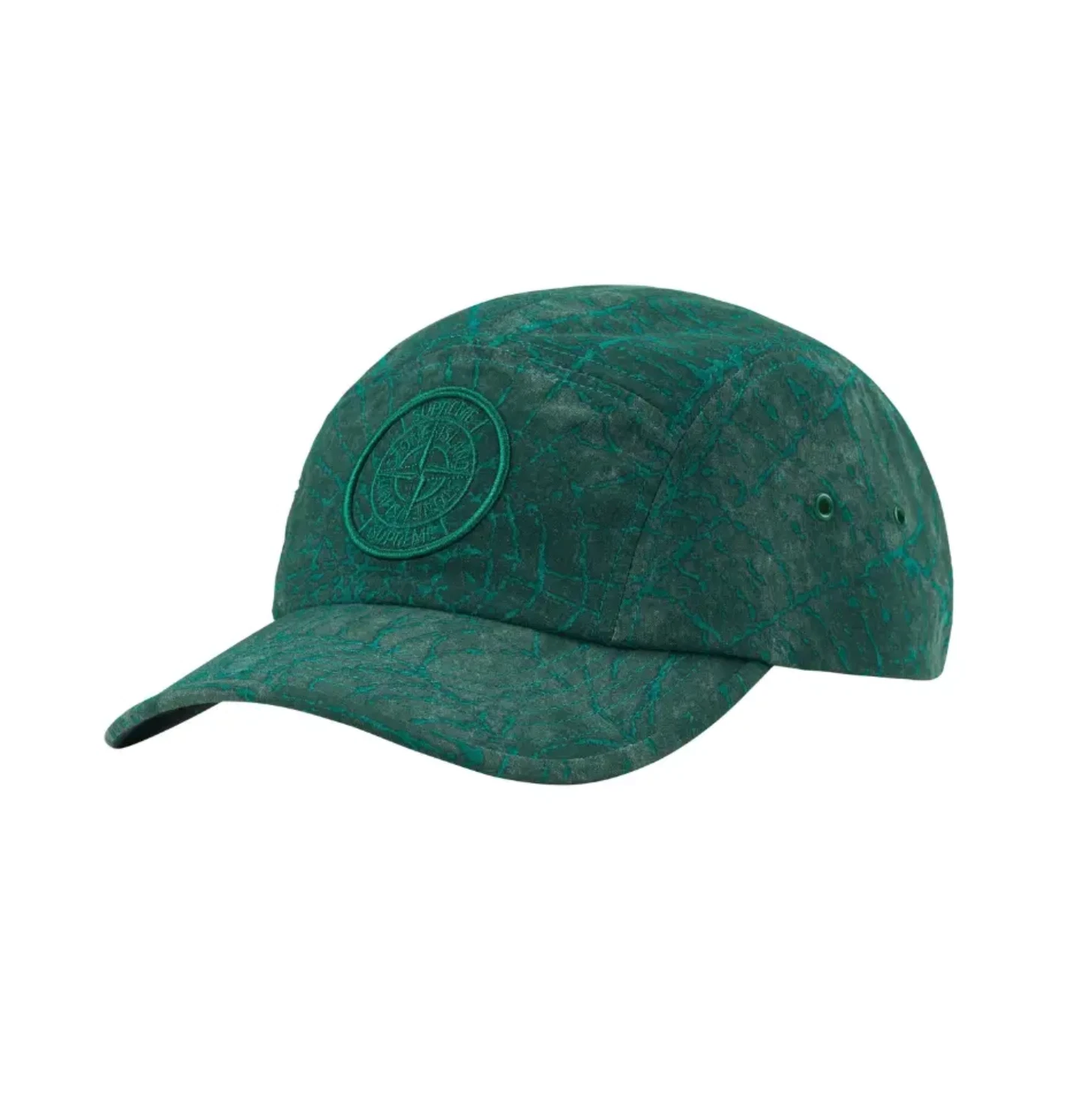 Casquette de camp Supreme x Stone Island   Vert   NEUF