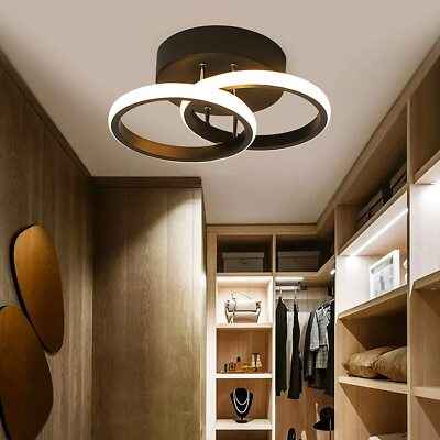 Modern Ceiling Light LED Acrylic Lamp Flush Mount Chandelier Bedroom Living Room