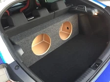 ZEnclosures 2016+ Honda Civic HATCHBACK 2-12" Subwoofer Speaker Sub Box 