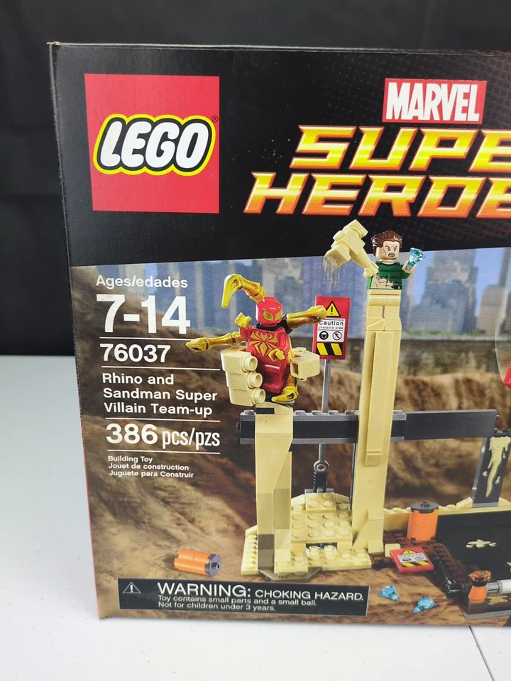 Nuevo LEGO Marvel Ultimate Spiderman 76037 Rhino And Sandman Super Villian Team-up Foto 4 de 4