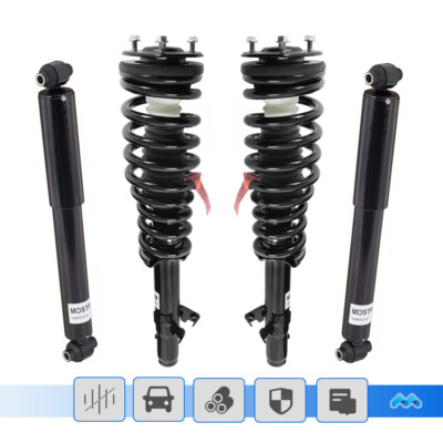 4x Front & Rear Struts Shocks Absorber For 2006-09 Ford Fusion Mercury Milan MKZ