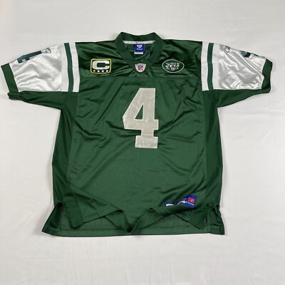 Reebok NFL New York Jets ユニフォーム FAVRE 4 Reebok NFL Brett Favre #4 New York Jets Jersey Men's Size: 50 | eBay