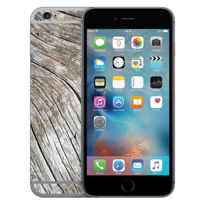 Holz Designs Vinyl Aufkleber für Apple iPhone 6, 6S, Kratzschutz Skins