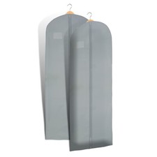 Hoesh Waterproof Long Zipped Suit Skirt Tops Clothes Dress Cover Garment Bags