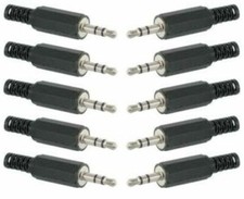 10 x jack plug 3.5mm. STEREO . Jack Jack Plug. solder