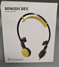 Bengdii Bee Off Ear Headphones Max Comfort Ear Speakers Yellow  [New]