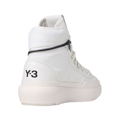 adidas Y-3 Ajatu Court High Core White Orbit Grey Cream White | eBay
