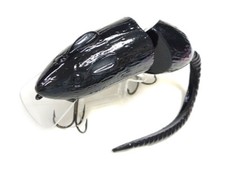RAGO BAITS JERRY RAGO ALPHA RAT 6.5inch BLACK BLACK TAIL