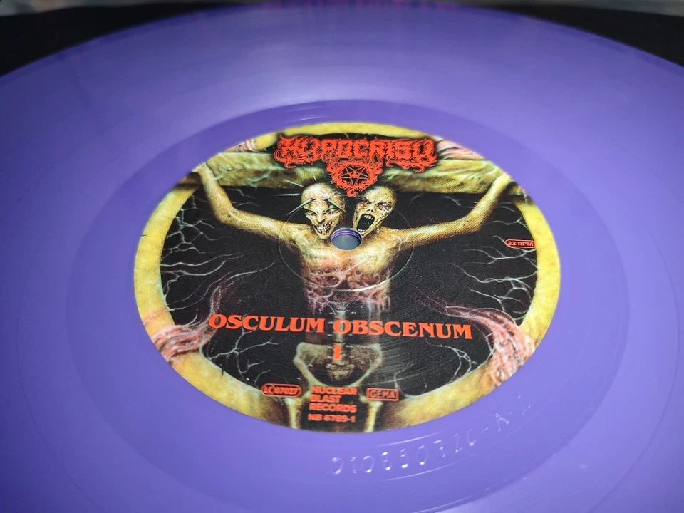 Hypocrisy Osculum Obscenum Vinyl SEALED (Benediction Carcass Deicide Entombed)  - Image 2 of 4