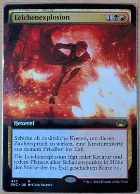 MTG | Leichenexplosion | NM | DE | SNC 435 | Extended Art