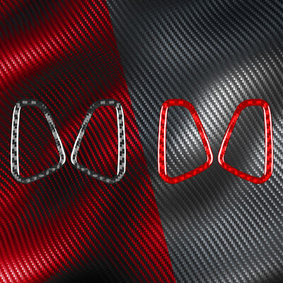 Carbon Fiber Dashboard Air Outlet Vent Trim for Mercedes W206 C-class 2022-2024