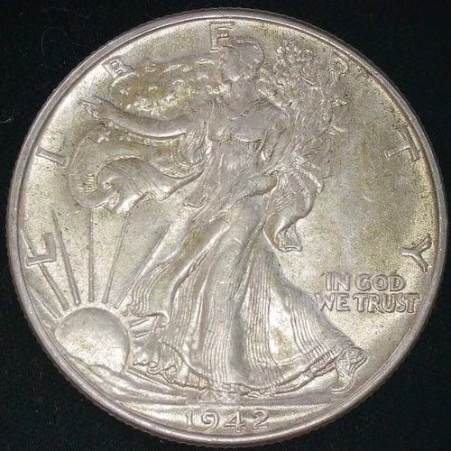 1942 Walking Liberty Half Dollar Choice Uncirculated (2P)