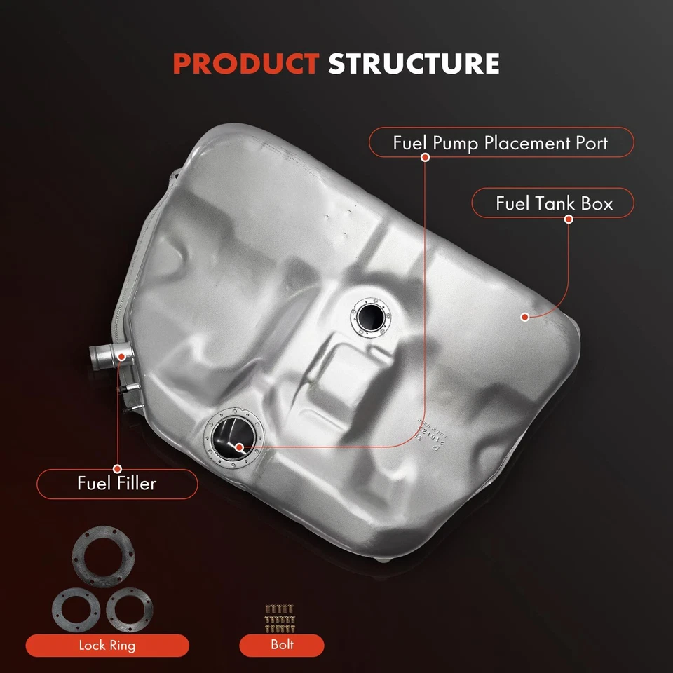 Tanque de combustible de 11 galones para Toyota Corolla 1984-1987 Tercel 1983-1987 Chevrolet Nova Foto 2 de 4