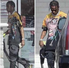 Liquid Blue astroworld Logan wolverine DARK  Overload Black T-Shirt Travis Scott