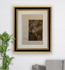 Joan Miró Original Signed Lithograph, COA and Appraisal for $3,500 USD