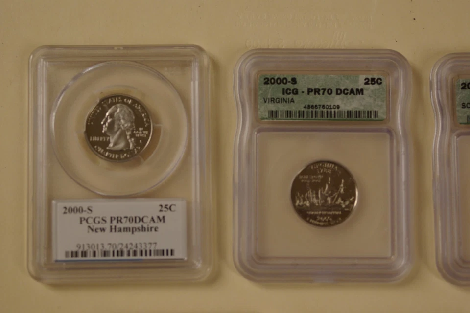2000S State Clad Quarters DCAM 70 -MA/MD/SC/NH/VA - Image 2 of 4