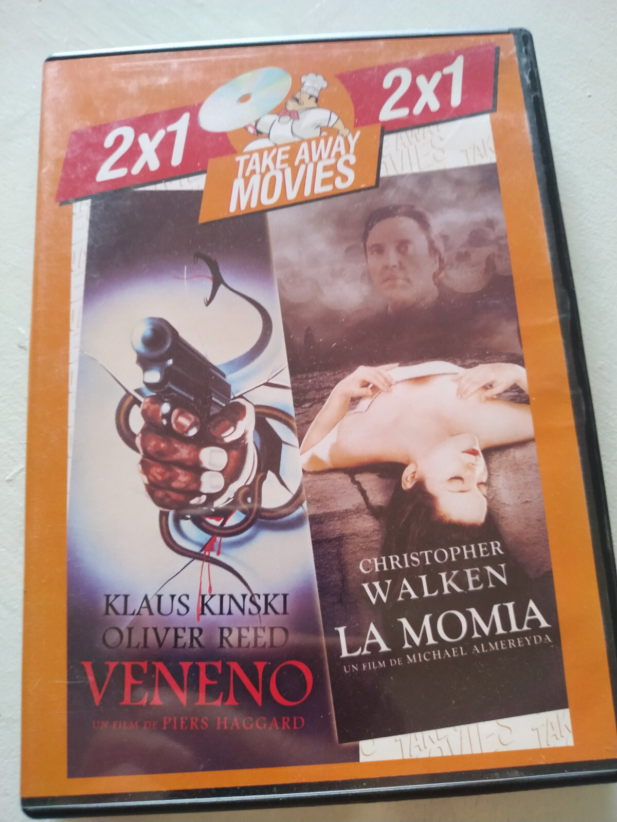 Venom + The Mummy Klaus Kinski Walken - DVD Spanish English Region 2 Am