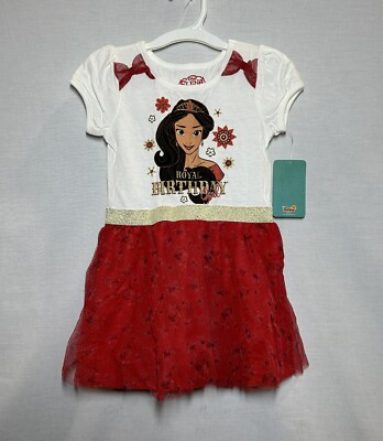 A Line Dresses Red Disney Princess Elena of Avalor Birthday Dress 3T