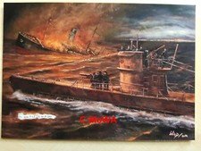 Postkarte (U-123 vor New York), Kriegsmarine, Wehrmacht, Operation Paukenschlag