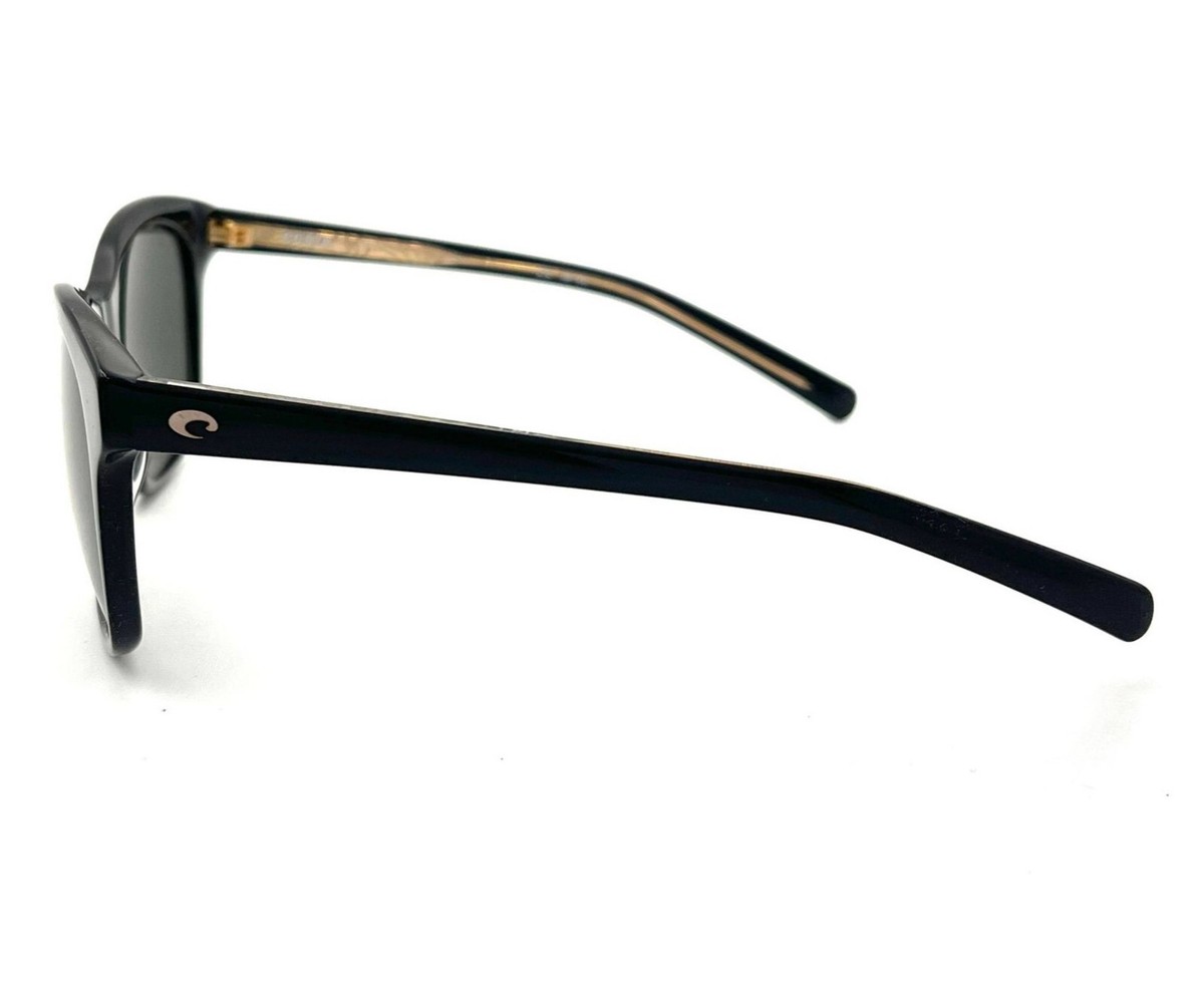 Costa Del Mar Sarasota Sunglasses Shiny Black/Gray 580Glass 