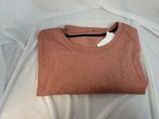 Structure Men's Long-Sleeve Slim Fit T-Shirt - Cow Hide Rust Heather Medium