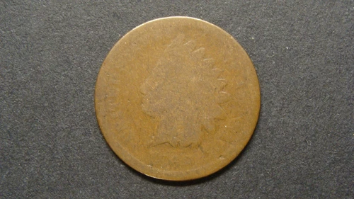 1869 INDIAN CENT AG/G  STK# C161