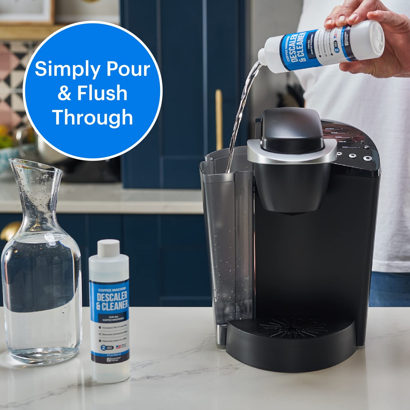 Descaling Solution (6 Uses) Coffee Machine Descaler Cleaner | Compatible with