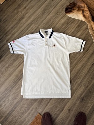 Vintage Jonathan Corey Redskins Polo Shirt Mens L  w/ Coca Cola Logo Collectible