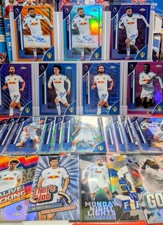 🔥Topps Chrome Premier League Leeds United Bundle Joblot Inc Bogle Auto /25🔥