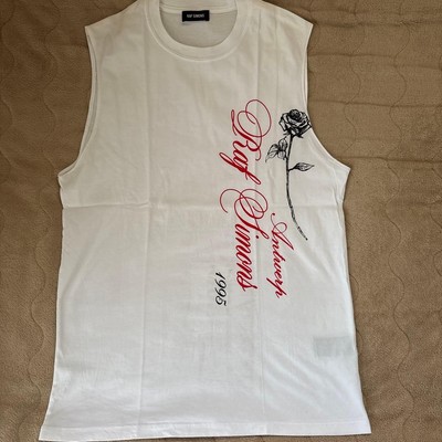 Raf Simons Rose Print Tank Top