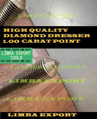 1.00 CRT Diamond Dresser 7/16'' x 2-3/4'' 20NF Thread Fits Kwik-Way Valve Refacers