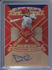 2019 Leather & Lumber and Signatures Blue /75 David Fletcher Rookie Auto RC