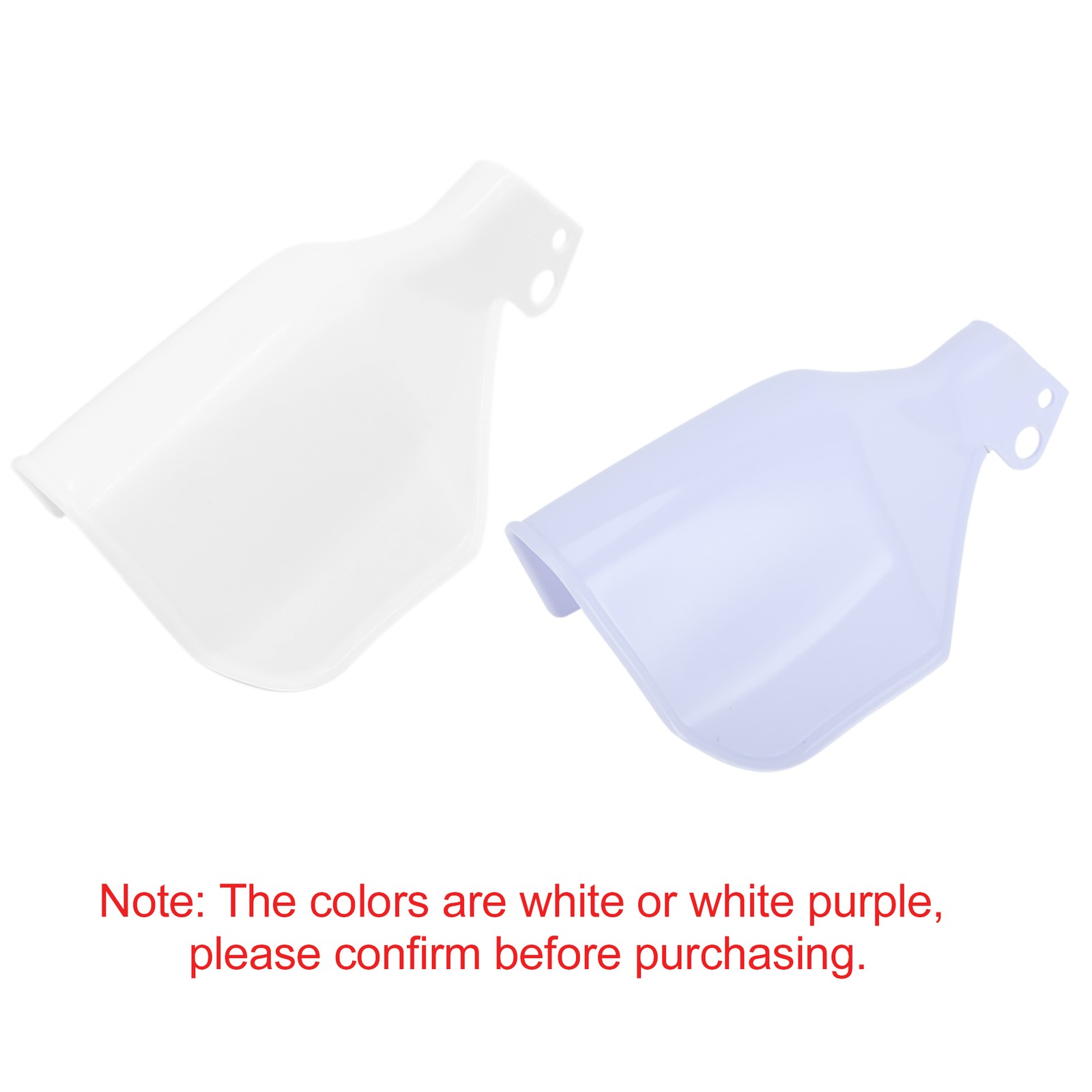 1Pair White Motorcycle Handlebar Brush Bar Hand Guard Handguard for Yamaha