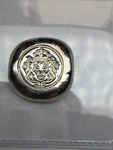 1/2 Troy Ounce Silver Round/ Button 0.999 Silver Scottsdale Mint