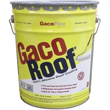 GacoRoof Silicone Roof Coating, Gray, 5 Gal. GR1628-5 Gaco GacoRoof GR1628-5