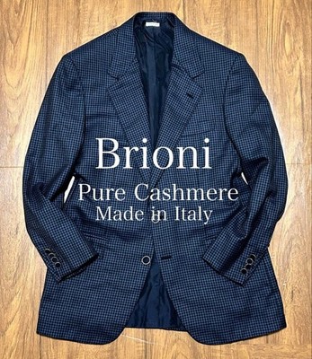 Brioni 100% Cashmere Grey Tailored Jacket Italy Made Authentic Luxury 0512296