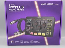 Fifine Ampligame SC3 Plus W/ XLR Cable Gaming Audio Mixer for Streaming Gaming