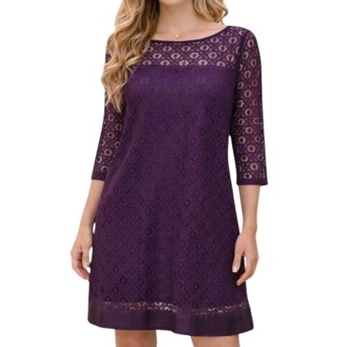Lace Shift Purple Dresses for Women for sale | eBay Lace Shift Purple Dresses for Women for sale | eBay