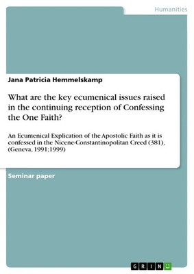 Jana Patricia Hemmelskamp | What are the key ecumenical issues raised in the...