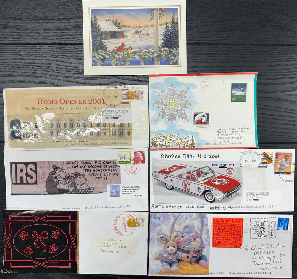 Collection of 170+ ACE correspondence covers #10 envelopes Hand Colored, Painted - Image 2 of 4