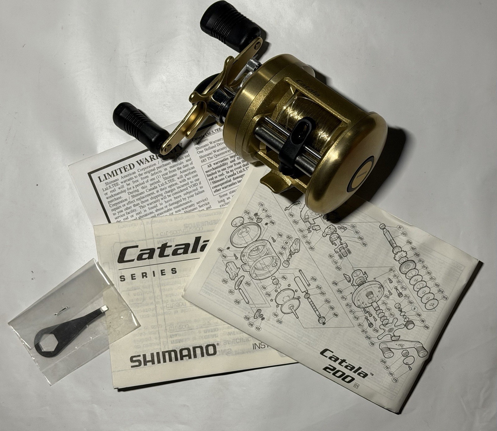 Vintage Shimano Catala 300 Casting Reel Super Stopper CTL-30